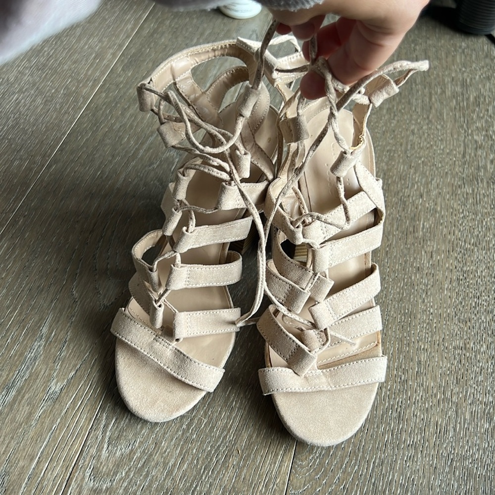 Charlotte Russe wrap heels